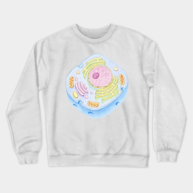 Human Cell Structure Crewneck Sweatshirt by labstud